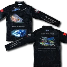 Новая морская рыбалка с длинными рукавами быстросохнущая ice silk ультрафиолетовая Рыбалка Солнцезащитная одежда дорожная одежда для мужчин