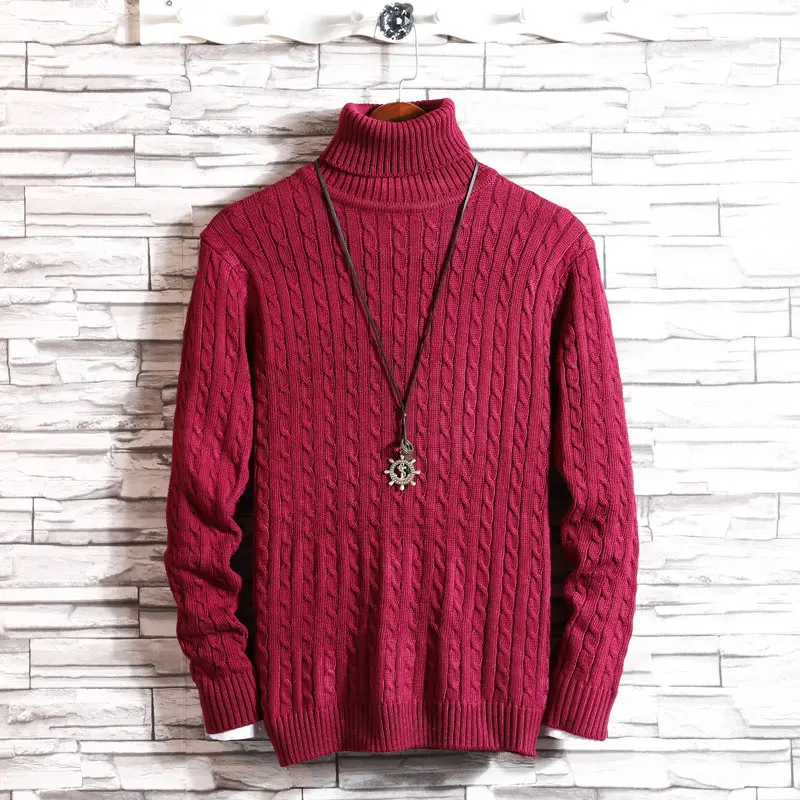 2019 Turtleneck Sweater Men Winter Thick Sweaters Stripe Turtle Neck Male Sweter Jumper Casual Thermal High Quality Pullovers 2019 Turtleneck Sweater Men Winter Thick Sweaters Stripe Turtle Neck Male Sweter Jumper Casual Thermal High Quality Pullovers