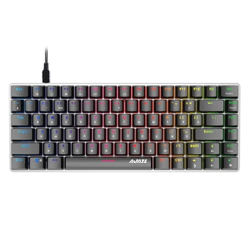 

AJAZZ AK33 Action Mechanical Keyboard Gaming E-sport LED Colorful Keyboard USB for PC Notebook Laptop Desktop