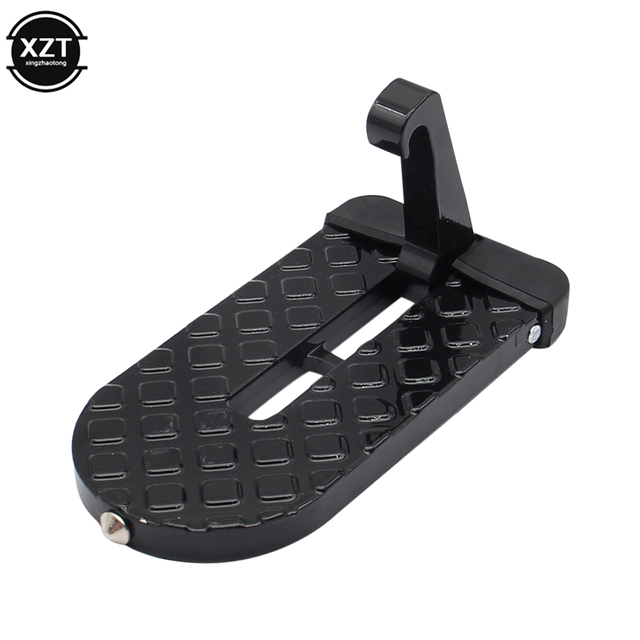 Universal Folding Car Door Lock Buckle Car Auxiliary Pedal Roof Top Rack Access Pedal Hook NonSlip Foot Rest For SUV Jeep
