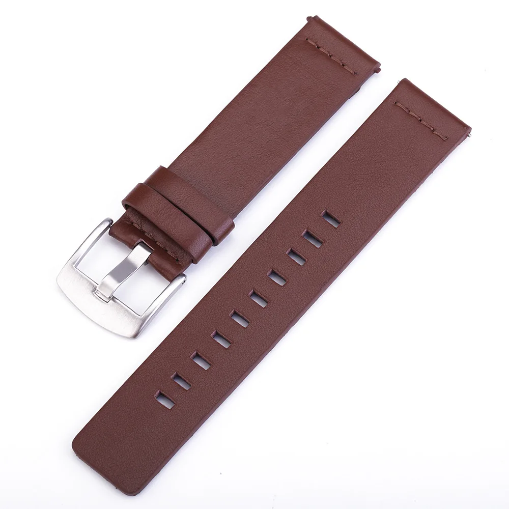 Италия масло кожаный ремешок для часов+ инструмент для дизеля Fossil Timex Армани CK DW Quick Release часы ремешок 18 мм 20 мм 22 мм 24 мм