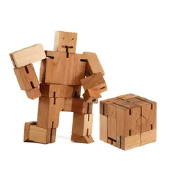 Гонконг 9PiG Кубик Рубика Робот Детская развивающая игрушка для взрослых снижение давления игрушка деревянный человек креативный подарок