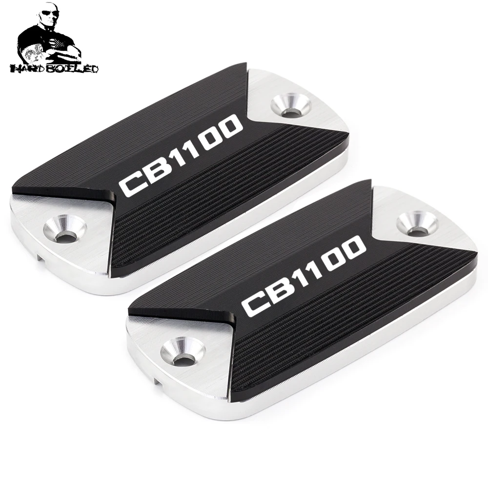 Pair Motorcycle Accessories Brake Fluid Tank Cap Cover Brakes Reservoir For Honda CB 1100 CB1100 EX RS 2009-2017 2016 2015 2014 (4)