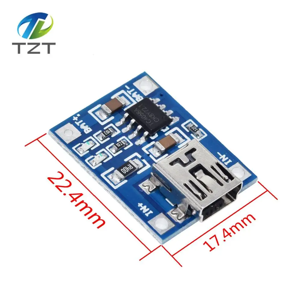 Type c/Micro/Mini USB 5V 1A 18650 TP4056 модуль зарядного устройства литиевой батареи зарядная