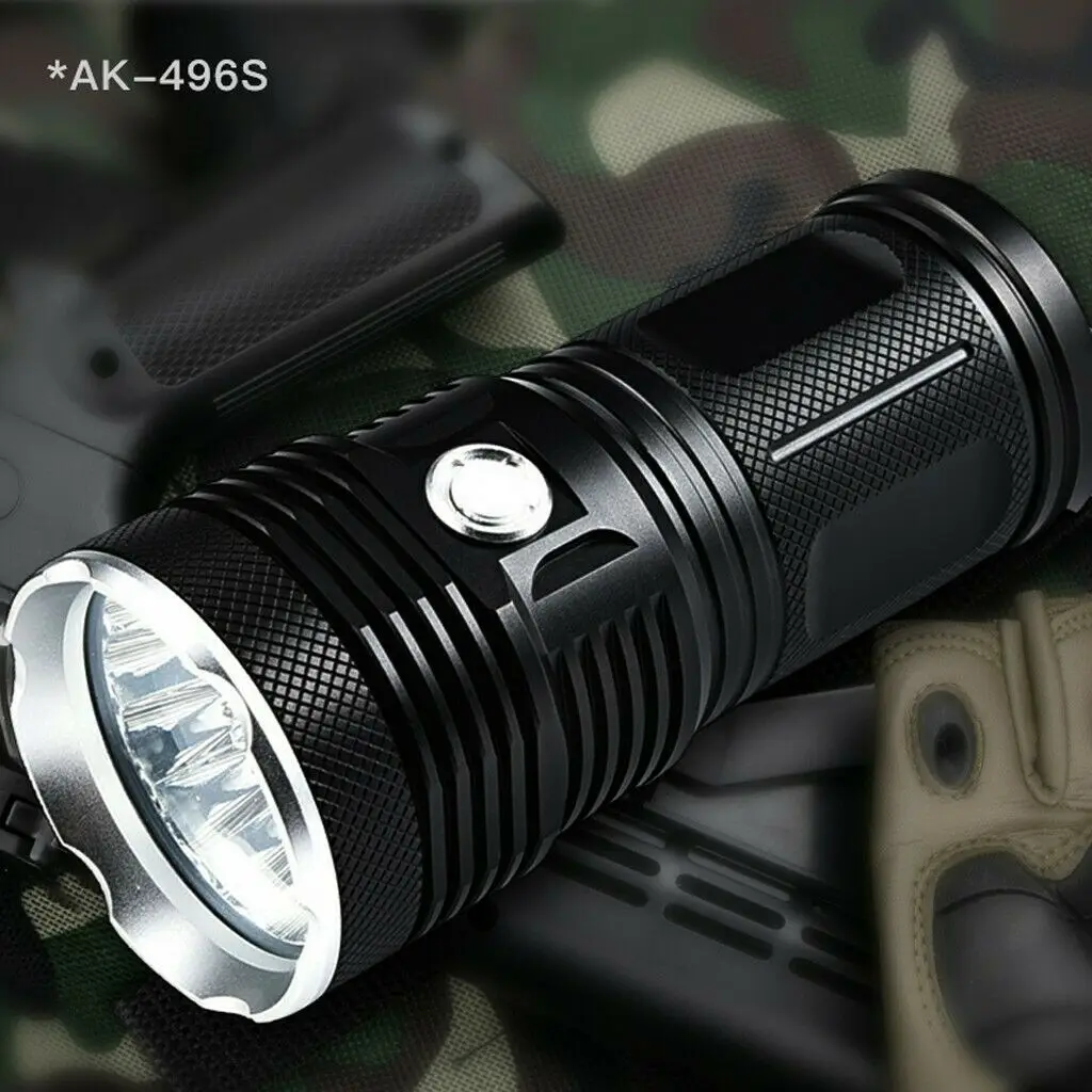 Супер яркий светодиодный фонарик с 3* XHP70 ламповыми бусинами 10000 люменов, тактический светодиодный фонарик для кемпинга