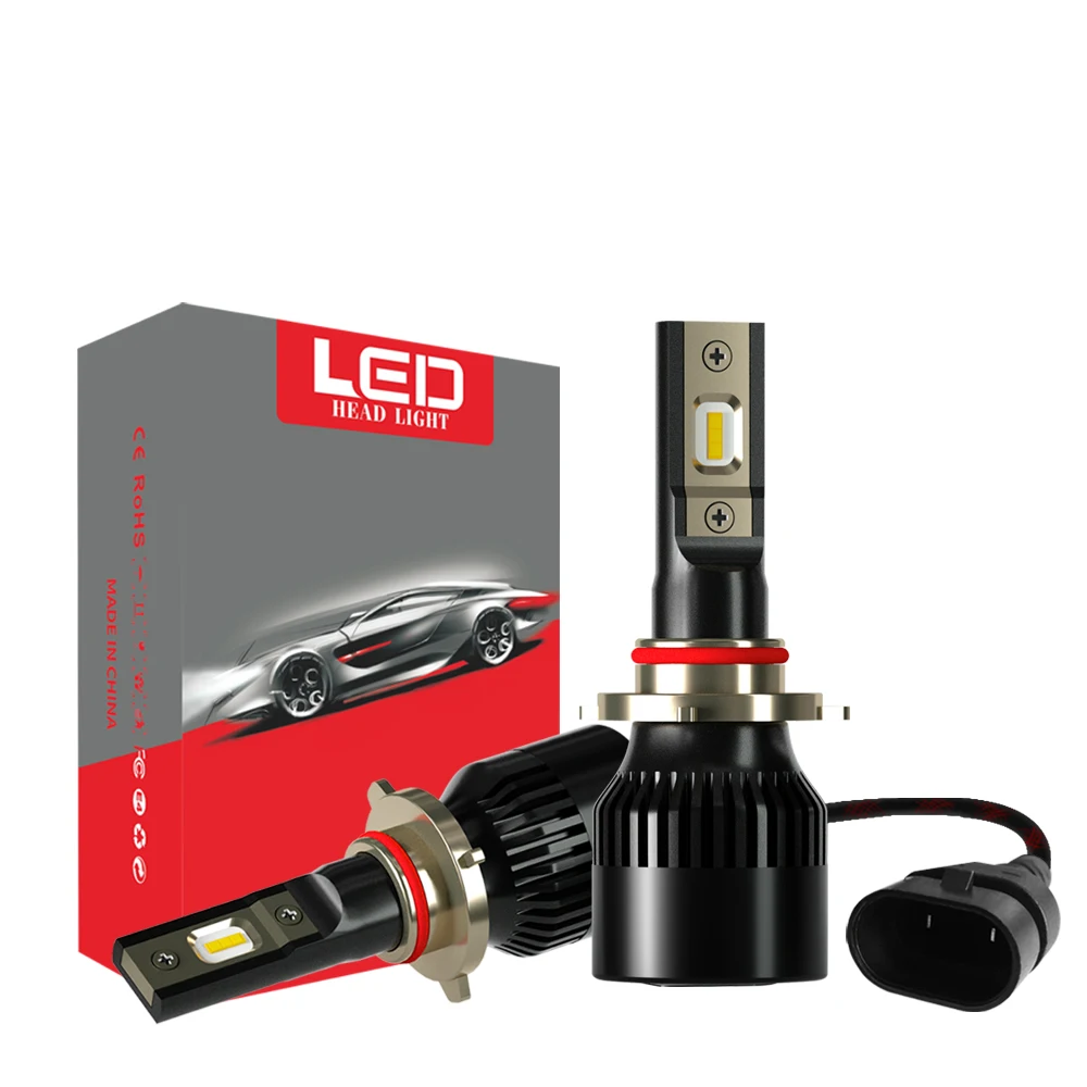 

DDAI luces h7 6000K White Driving Lamp super Bulb 60W h4 h1 h11 9005 9006 led Car lights 3000lm CANBUS waterproof boombillo lamp