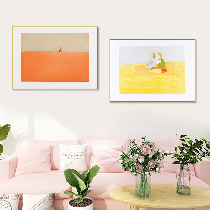 

Oil Style Wall Art Canvas Painting Print Flower Figure Poster Beach Seascape Sunset Sailboat Decorative Picture For Home Design