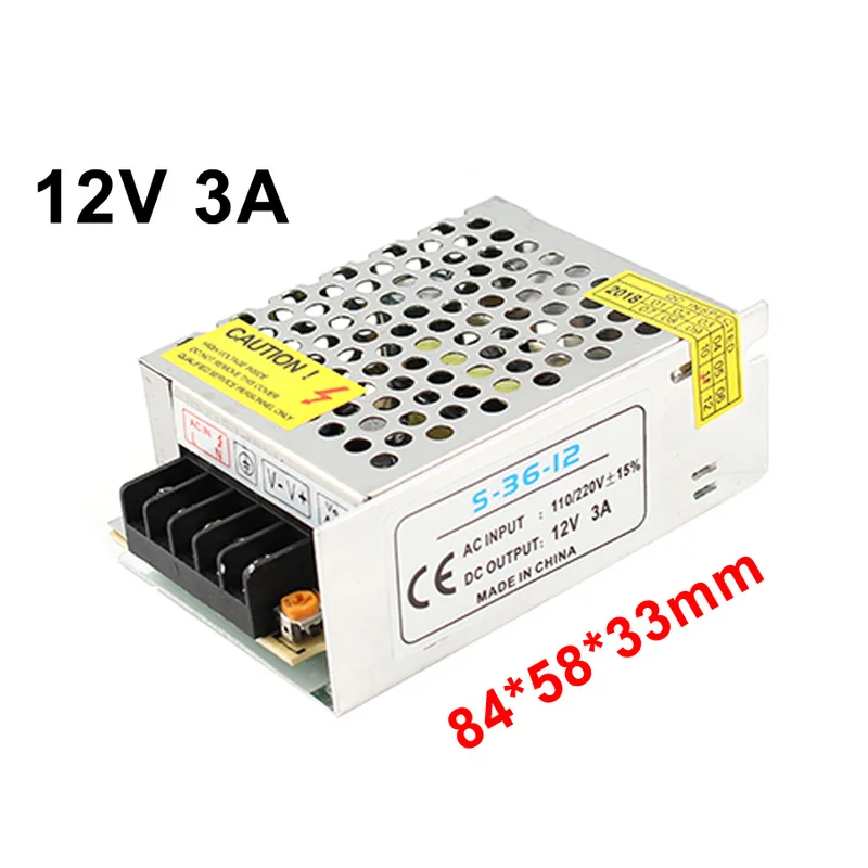 Питание 24v 12v 5v 36v 48v светильник ing трансформатор 1A 2A 3A 5A 10A 20A 25A 30A 40A 50A 60A драйвер адаптера питания для светодиодный светильник