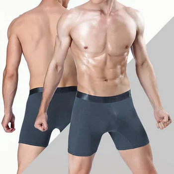 

2020 Boxer Men Underwear Mens Underwear Boxers Homme Man Soft Cotton loose Boxer Shorts Men Sexy Underpants Man