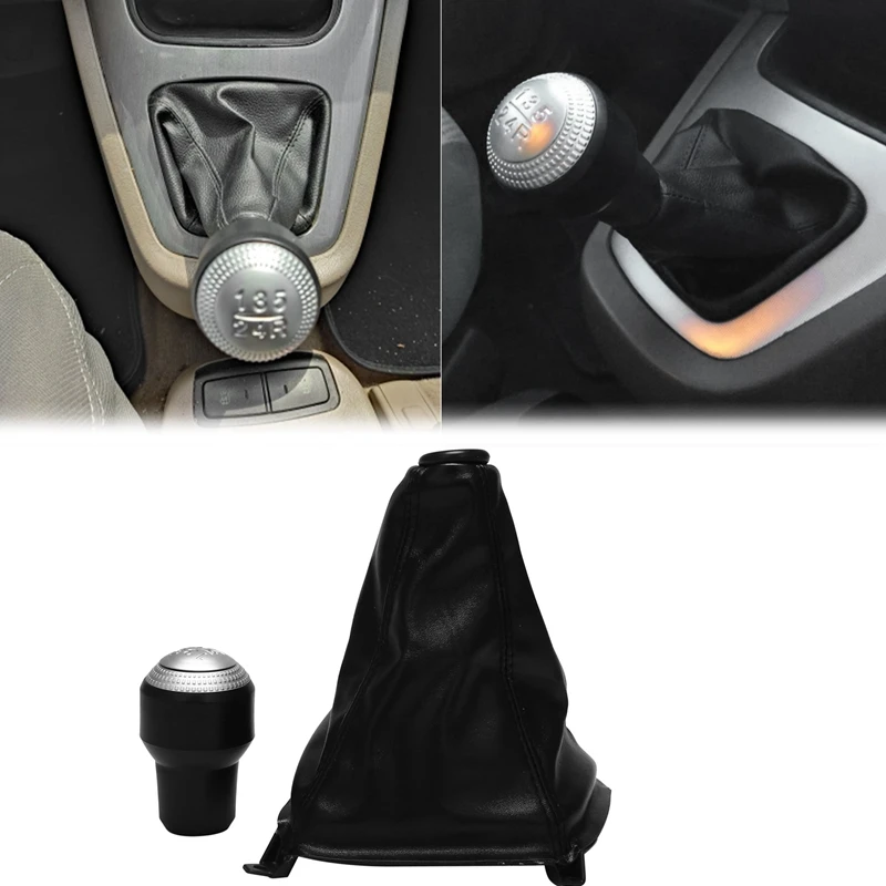 Кожаная ручка переключения передач для Hyundai Tucson 2004 2005 2006 2007 2008 2009 | Автомобили и