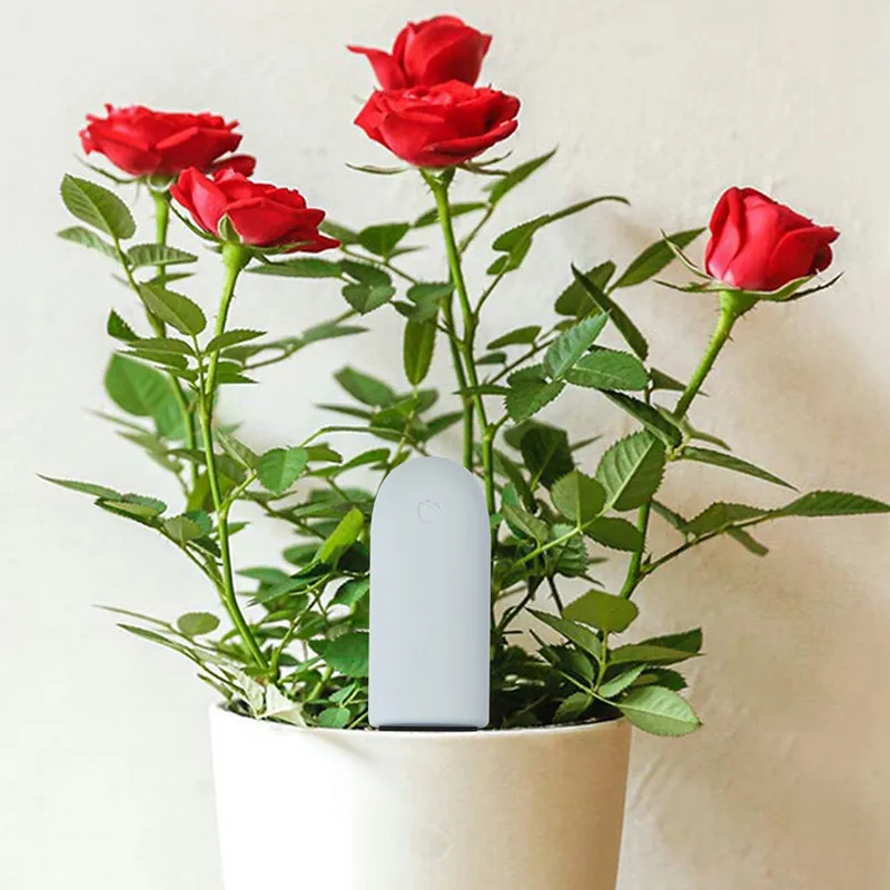 Xiaomi Mijia Soil Tester Intelligent Plant Monitor Bluetooth 4 en 1 Testeur de Sol Surveille Automatiquement Les Niveaux de Lhumidité/Lumière/Fertilité/Température pour Indoor Utiliser Flower Care 