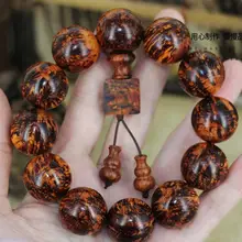 Античный деревянный браслет буддийские четки мужской браслет