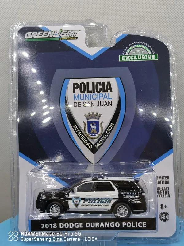 

Greenlight 1/64 2018 Dodge Durango police car Collection Metal Die-cast Simulation Model Cars Toys