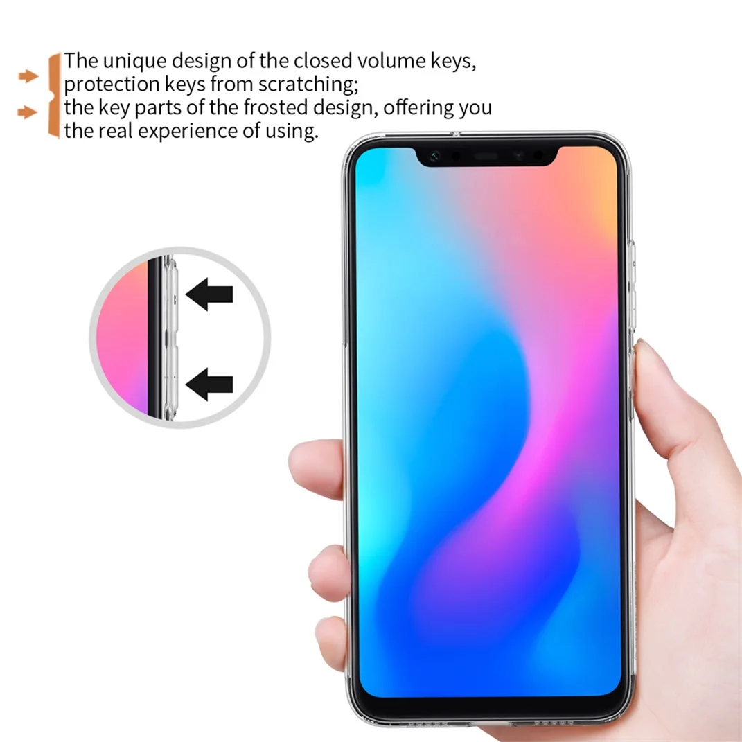 Чехол Nillkin для Xiaomi Mi 8 6X A2 SE натуральный прозрачный мягкий Силиконовый ТПУ