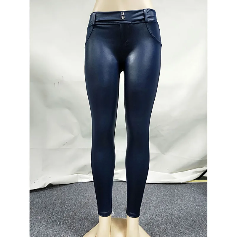 

Hot New Style Women Black PU Leather Pants Spring Autumn Fashion High Waist Trousers Women Sexy Streetwear Women