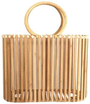 

QZUnique Womens Purses Bamboo Handbag Shoulder Bags Clutch Crossbody Tote Bag