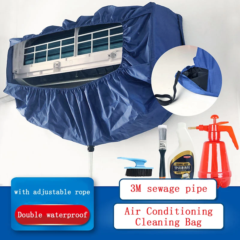 HBWHY Protector de aire acondicionado al aire libre 1P cubierta anti-polvo resistente al agua para unidad de aire libre 72 x 26 x 57 cm anti-nieve 