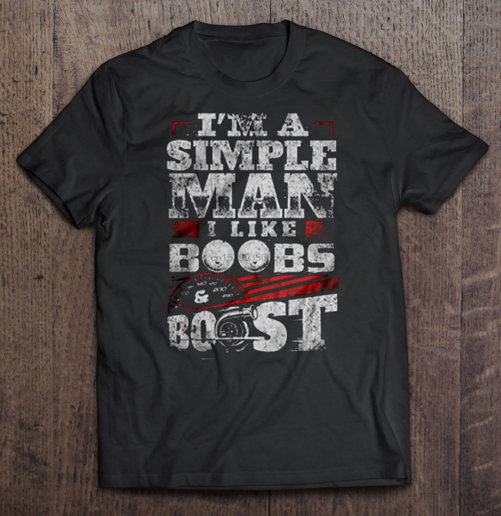 Мужская футболка I m A Simple Man Like Boobs &amp Boost Version2 женская | одежда