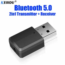 Портативный Bluetooth передатчик и приемник Беспроводной Bluetooth адаптер 2-в-1 3,5 мм AUX Стерео Bluetooth 5,0 креплением для вспышки sрeedlite для дома ТВ MP3
