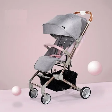 Детский портативный складной свет для новорожденных, детская коляска, детская коляска, переносная коляска, коляска, детская коляска - Цвет: grey