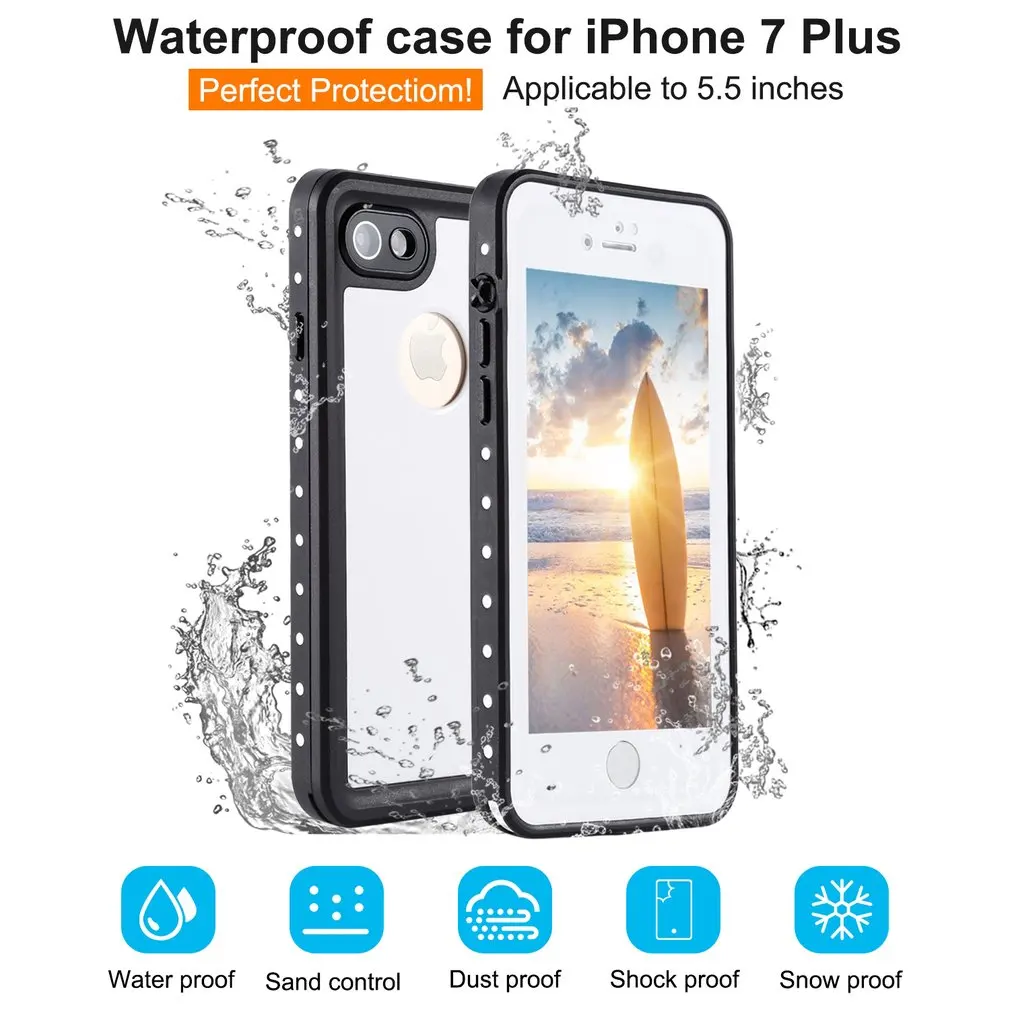 Водонепроницаемый Чехол противоударный грязеотталкивающий с защитой от снега и