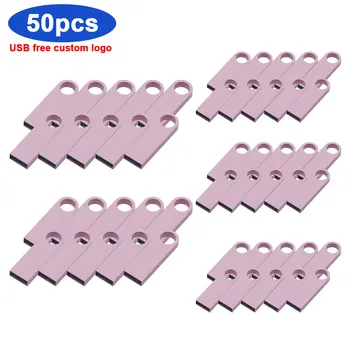 

50pcs/lot new creative usb flash drive pen drive 64GB 32GB 16GB 8GB 4GB Real Capacity wedding photography Fashion gift Free Logo
