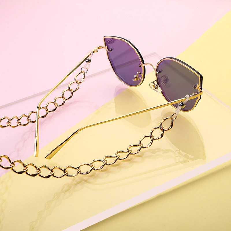 Толстые солнечные очки ремешок ожерелье металлические очки цепочка шнур очки для чтения Прямая поставка