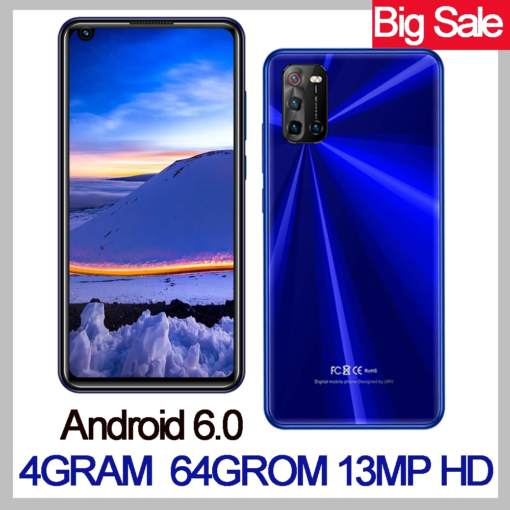 K20 Android телефонов 4G Оперативная память смартфонов большой Экран 6 72 &quotFace ID