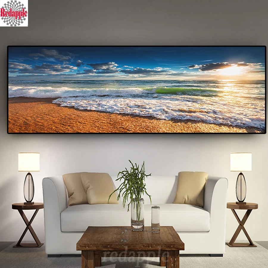 Алмазная картина 5D сделай сам большая Мозаика из натурального золота с