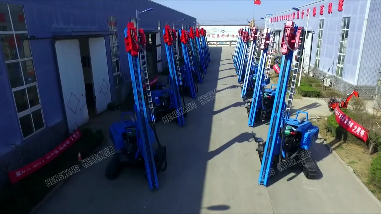 US $40.000.99 Crawled PV Station Installation Solar Pile Driver Borehole Drilling Machine With CE Certificate