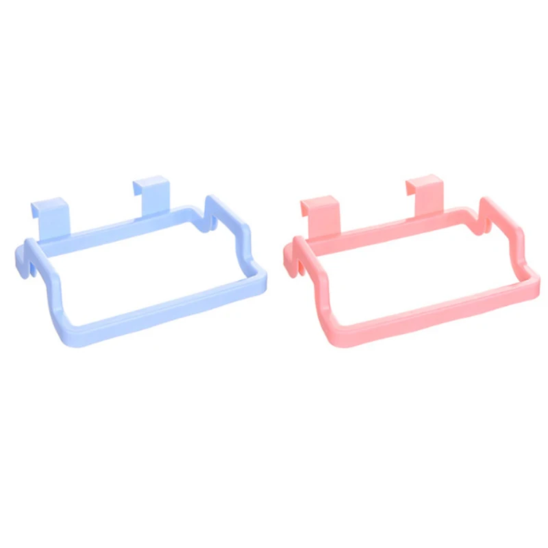 

Portable Kitchen Trash Bag Holder Cupboard Door Back Hanging Trash Rack Cabinets Cloth Rack Towel Rack Kitchen Accessories Tools