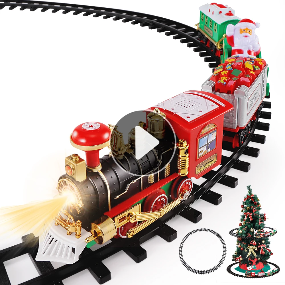 electric christmas train set