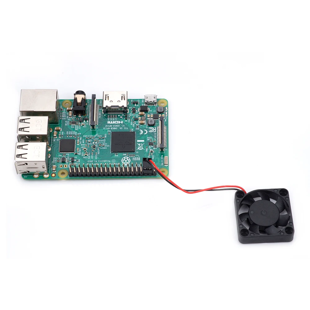 Raspberry Pi 3 охлаждающий вентилятор для процессора акриловый чехол/5 В plug in and