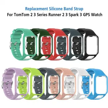 

smart watch strap 11 Colors wtach band Silicone durable watchband comfortable replacement bracelet For TomTom Runner 2/3 watch