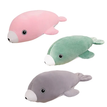 

40-120cm Cartoon seal pillow doll seal plush toy long pillow doll on the bed girl doll