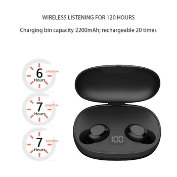 

TWS Stereo Wireless Bluetooth Earphone Automatic Connection Sport Headset Earbuds With Microphone For Xioami Redmi Note 8 Pro