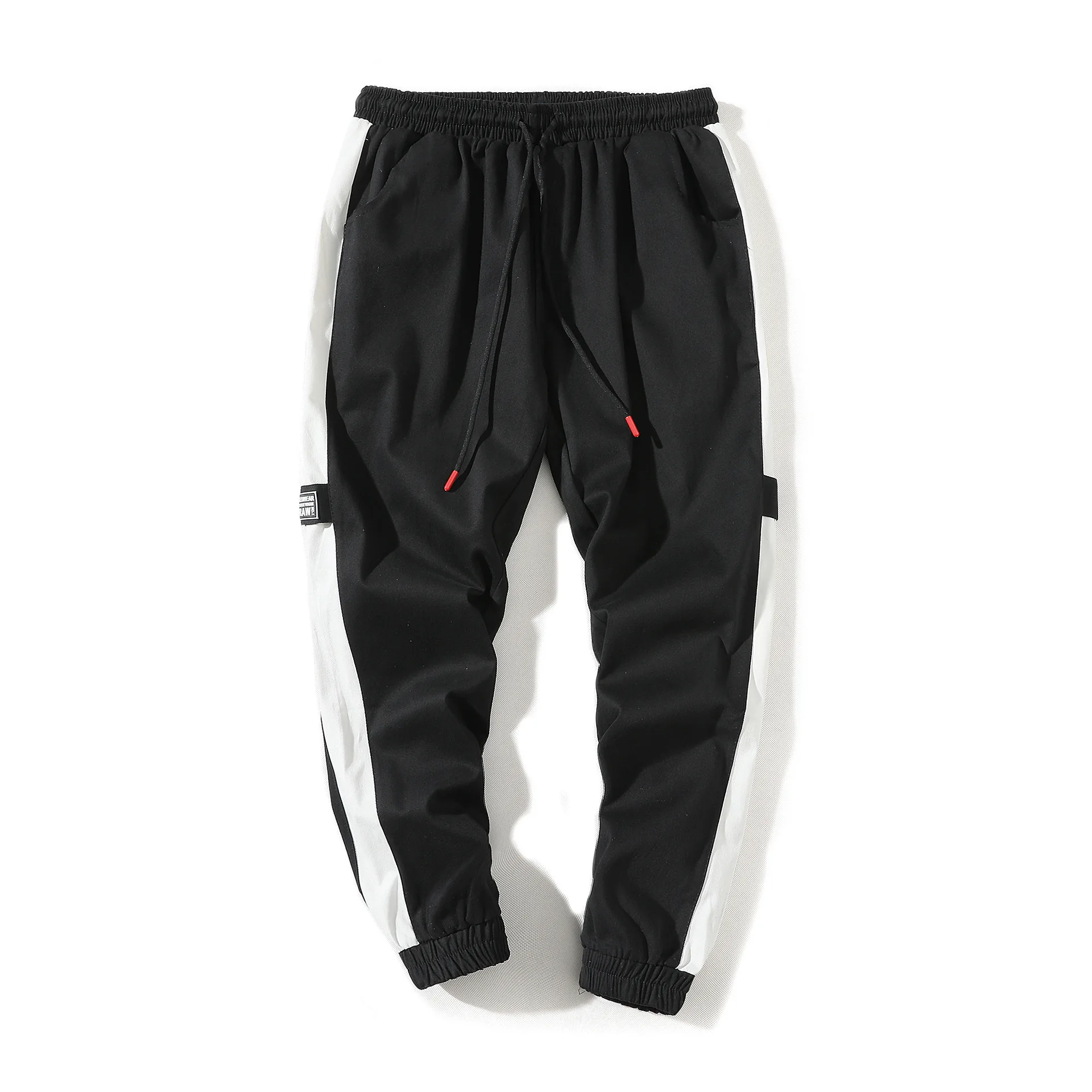 

Spring And Summer-Hong Kong Style Literature And Art Capri-Style Mixed Colors Casual Pants Large Size Beam Leg Athletic Pants Sk