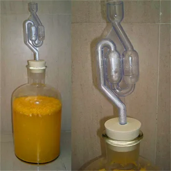 

Creative Exhaust One-way Home Brew Wine Fermentation Airlock Air Lock Check Valve Water Sealed Valves Plastic Air Lock