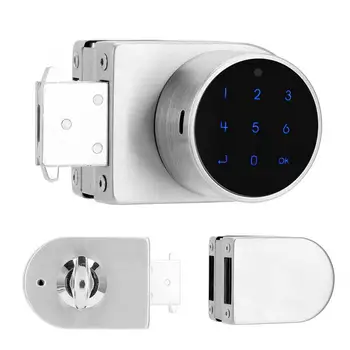 

Password Lock Smart Digital Card Passcode Security Glass Door Lock Entry System