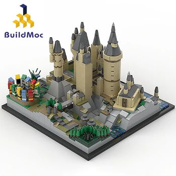 

Buildmoc Harry Castle Architecture Moive Building Blocks Magic Moc Bricks 25280 Medieval Castles College Easter Children Gifts