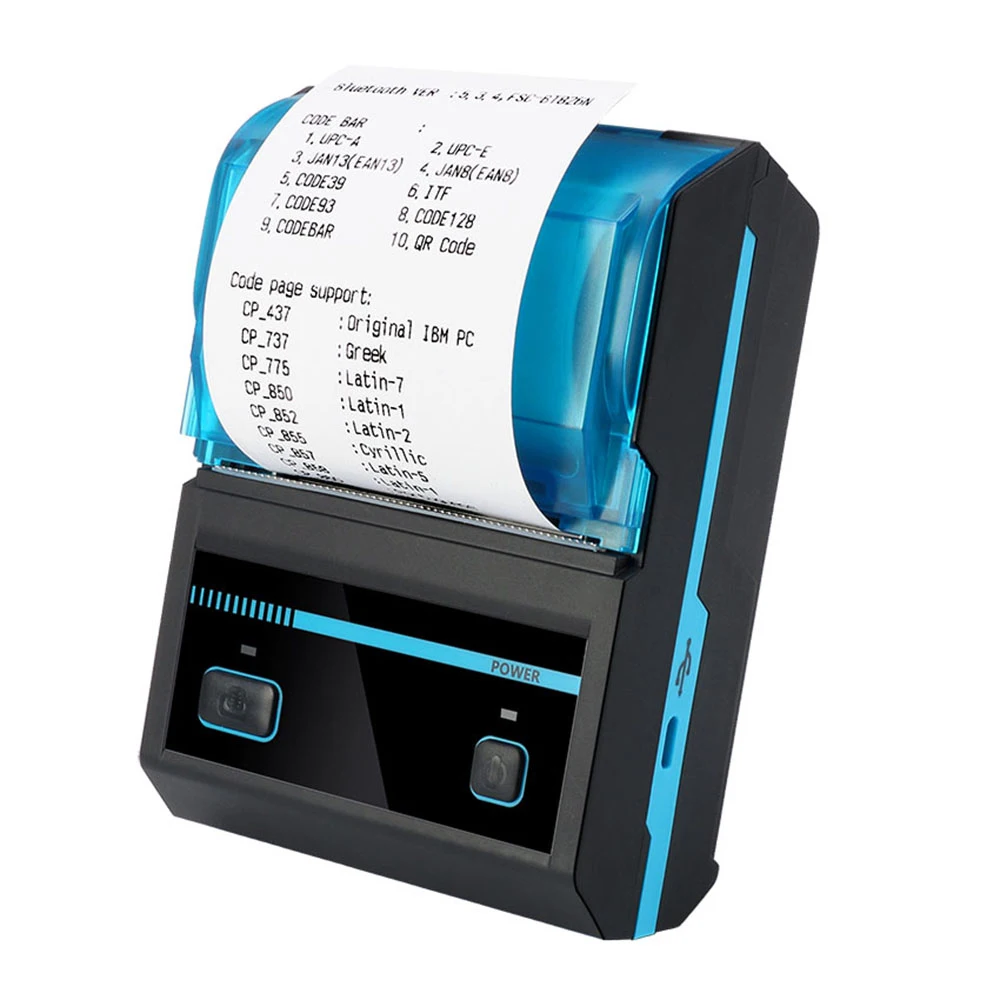 

2INCH Mini Bluetooth Thermal Portable Printer POS Bill Ticket Receipt Printer Machine For Android iOS and Windows