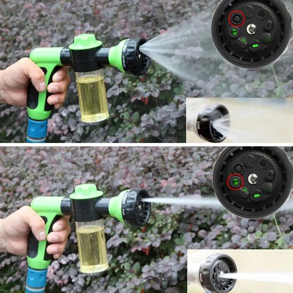 Foam Water Gun Car Washer Household Car Washing Tools Yard Water Sprayer Pipe Tube Nozzle Sprinkle Tools rotating sprinkler