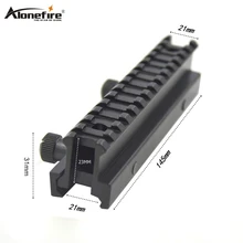Alonefire D0021 ласточкин хвост Расширение ткач 21 мм рельсовые базы страйкбол винтовка стрелочный пистолет охотничий лазерный светильник прицел подъемный адаптер крепление