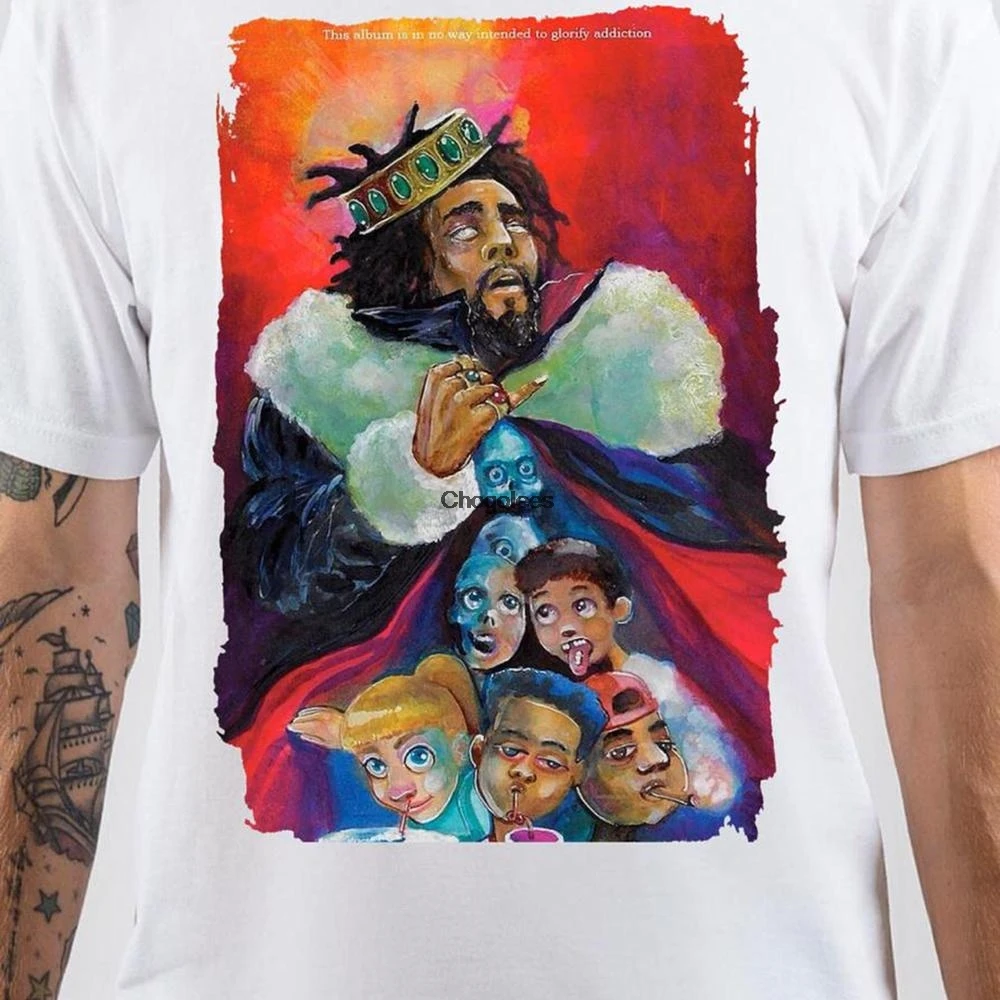 Футболка J Cole Cell футболка с винтажным принтом Размеры s XS 5XL |