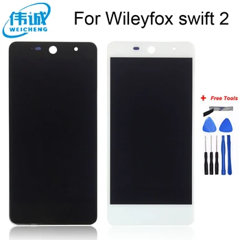 

WEICHENG For Wileyfox Swift 2 lcd Touch screen+ lcd screen display assembly for Wileyfox swift 2 Plus lcd Smartphone replacement