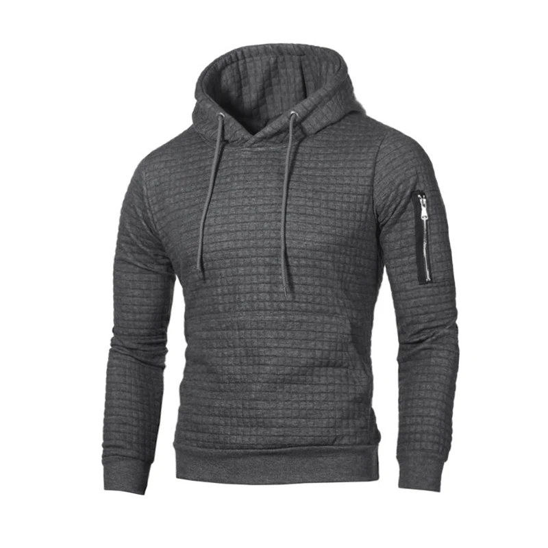 Man Long Sleeve Pullover Outwear Spring Men Solid Casual Sports Plus Size Hoodie Autumn Mens Zipper Sleeve Hoodie Sweatshirt