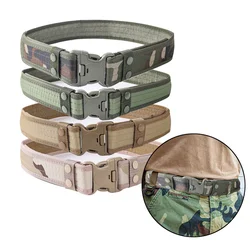 5 Colors Army Style Combat Belts Quick Release Tactical Belt Fashion Men Canvas Waistband Outdoor Camouflage Waist Strap