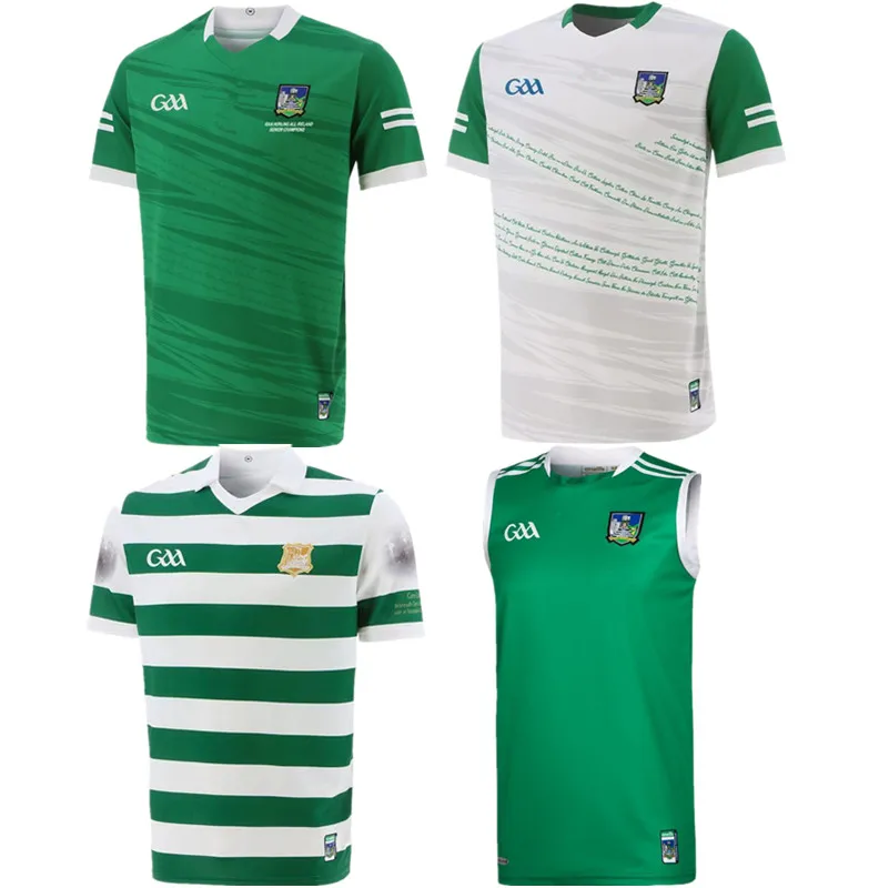 2021/22 Limerick Gaa 2 Stripe Home / Away / Commemoration / Vest Mens Jersey Size S5xl （print