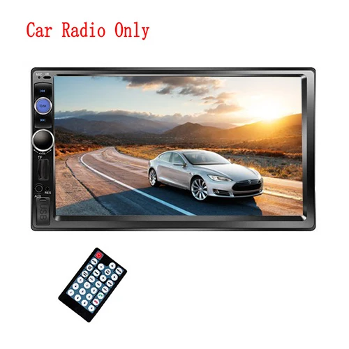 Автомагнитола 2 Din " HD сенсорный экран плеер сабвуфер MP5 SD/FM/MP4/USB/AUX/Bluetooth аудио для камеры заднего вида дистанционное управление - Цвет: 7010B Only