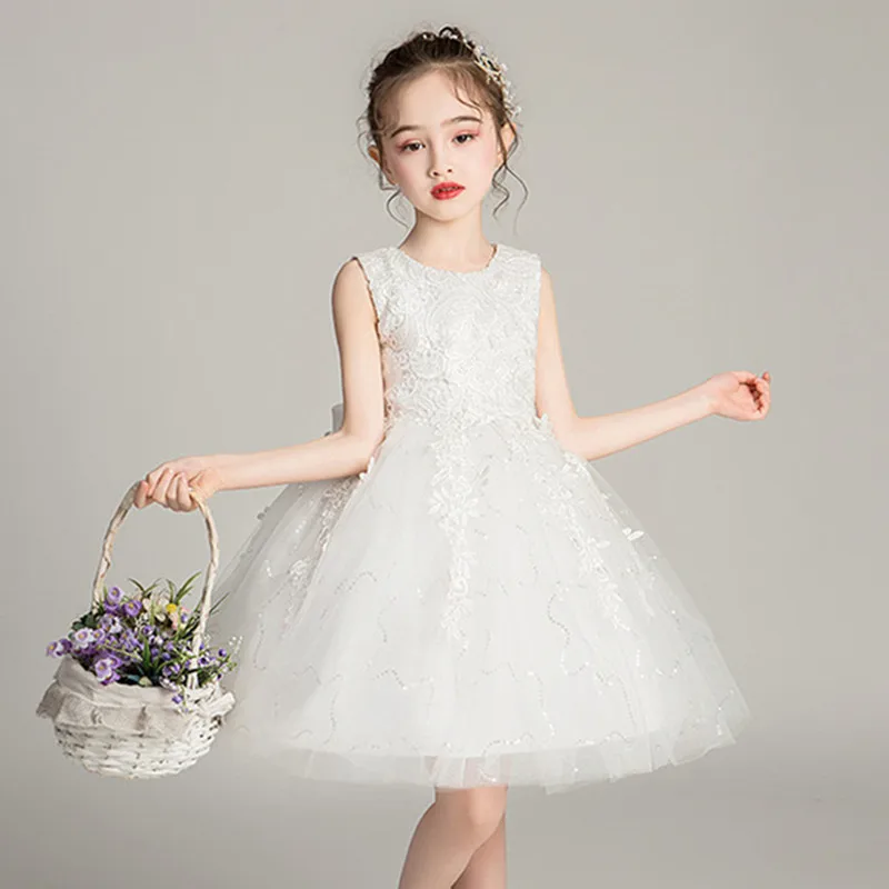 white first communion dress